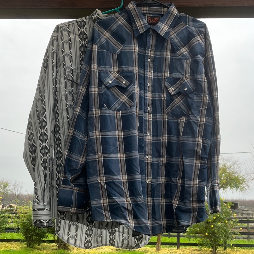 Vintage Western Button Down Shirts